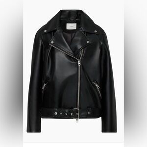 Aritzia Vegan Leather Oversized Moto Jacket